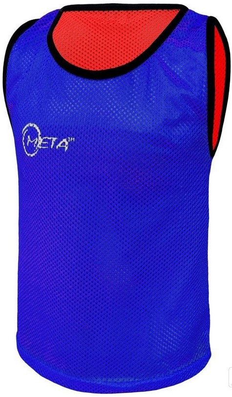 Манішка футбольна Meta Reversible Training Bib синій, червоний Уні (двостороння) 2900111000, фото 1