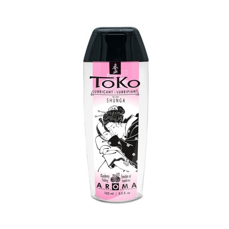 Лубрикант на водній основі Shunga Toko AROMA — Raspberry (165 мл), не містить цукру Bomba💣, фото 1