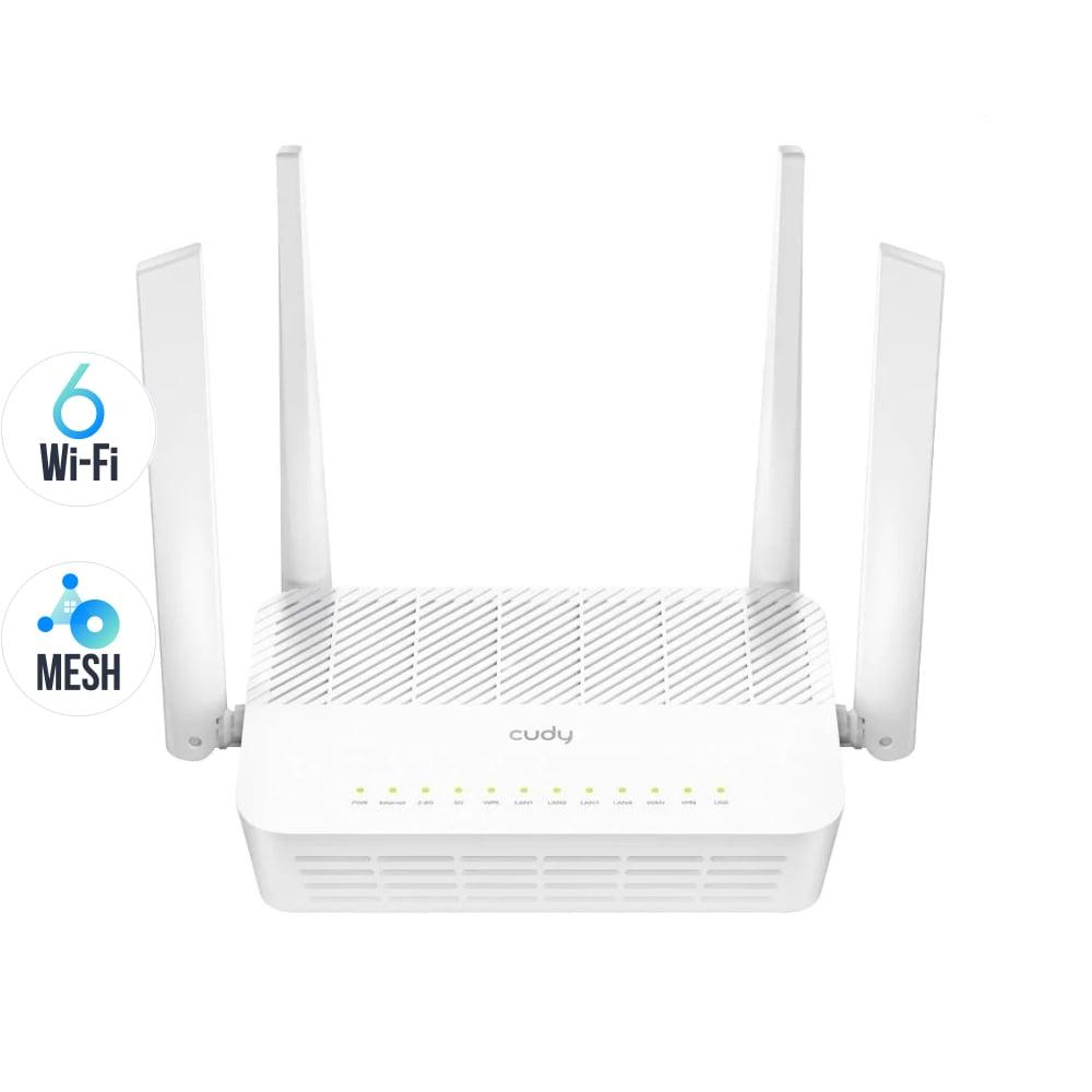 WiFi 6 Mesh-маршрутизатор 2.5G Cudy WR3000H дводіапазонний AX3000 (73-00544), фото 1