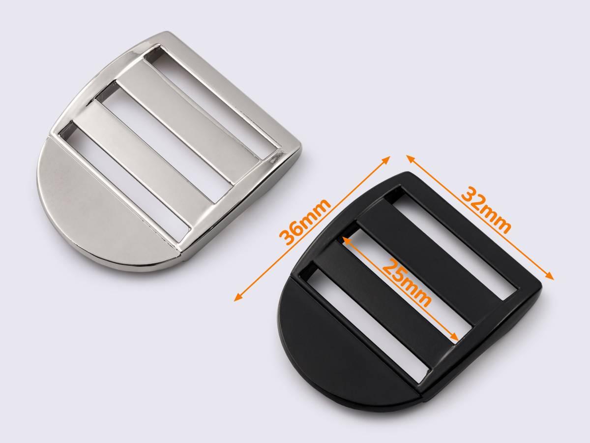 Пряжка 3-х щілинна 25мм 65-738, фото 1