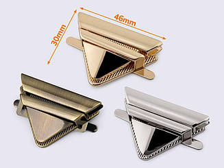 Замок для сумки 30*46мм (65-265)