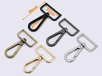 Карабін сумочний 32 мм (65-004)