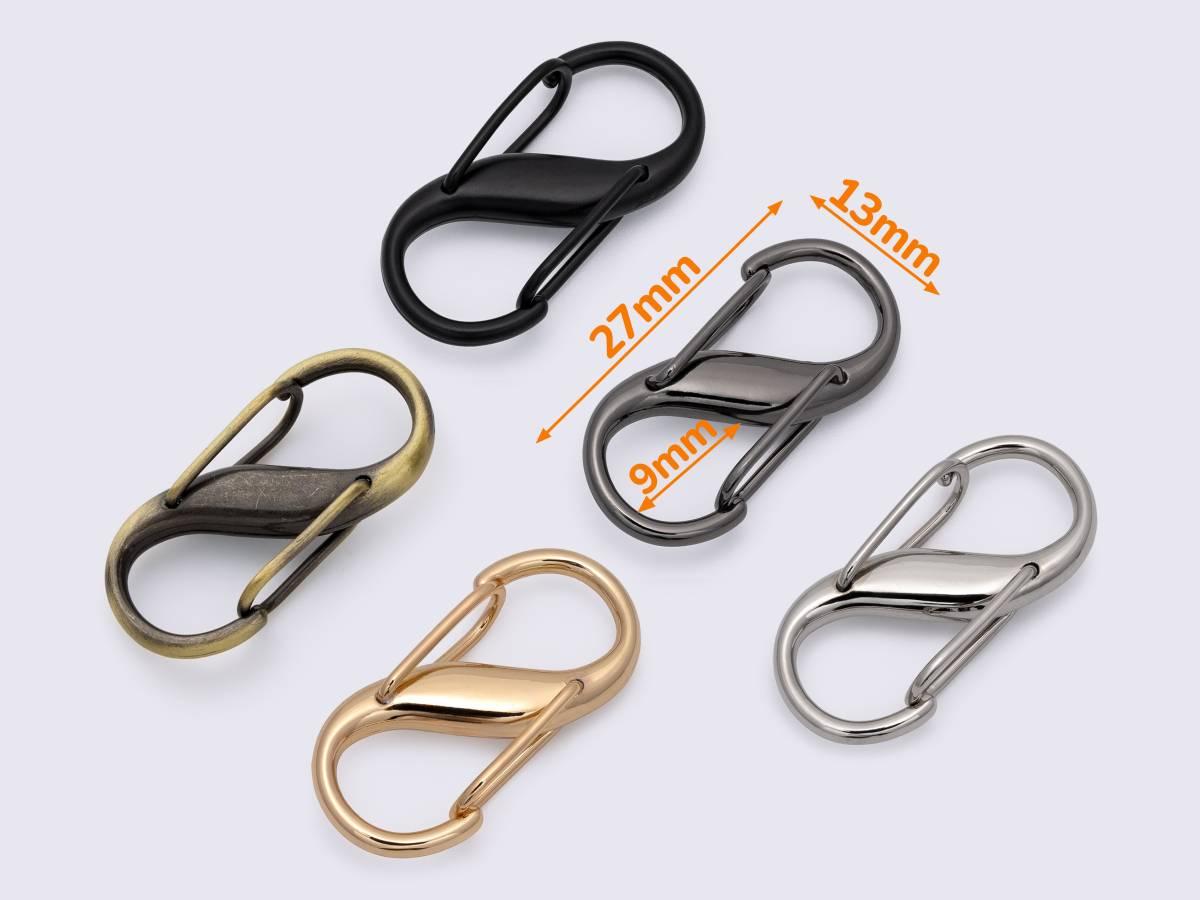 Карабін подвійний 27мм 65-480, фото 1