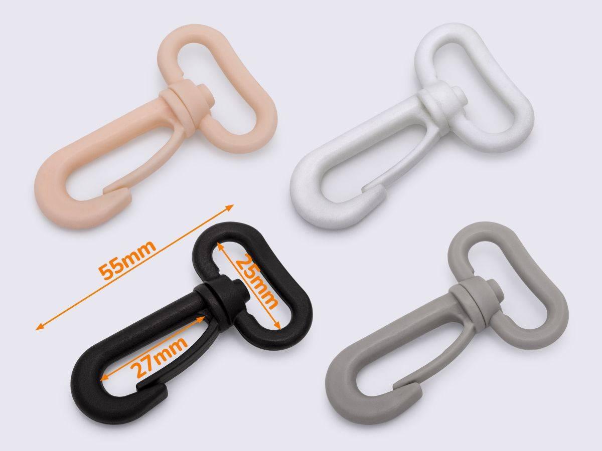 Карабін пластиковий 25мм КБ-(B)25047, фото 1