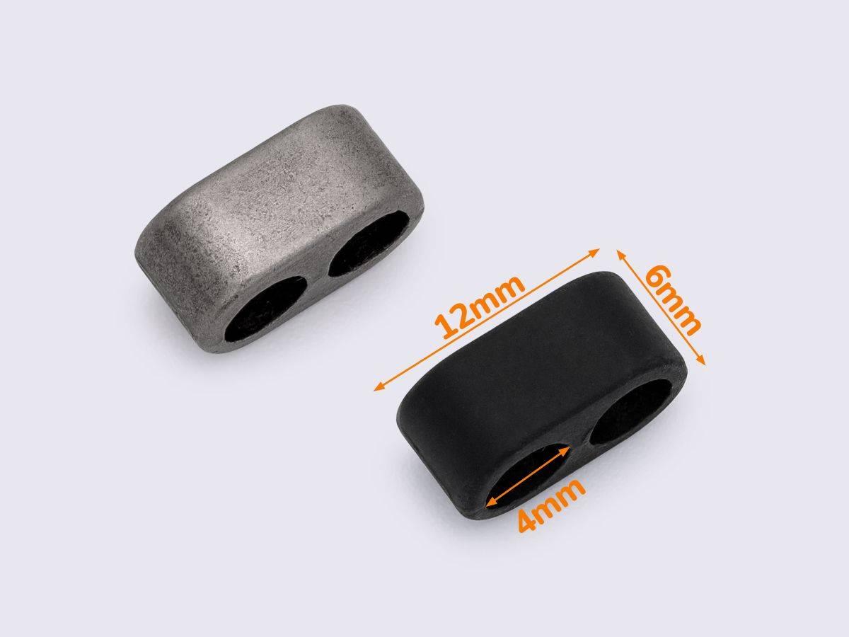 Бусина - рамка подвійна для браслетів (К-166), фото 1