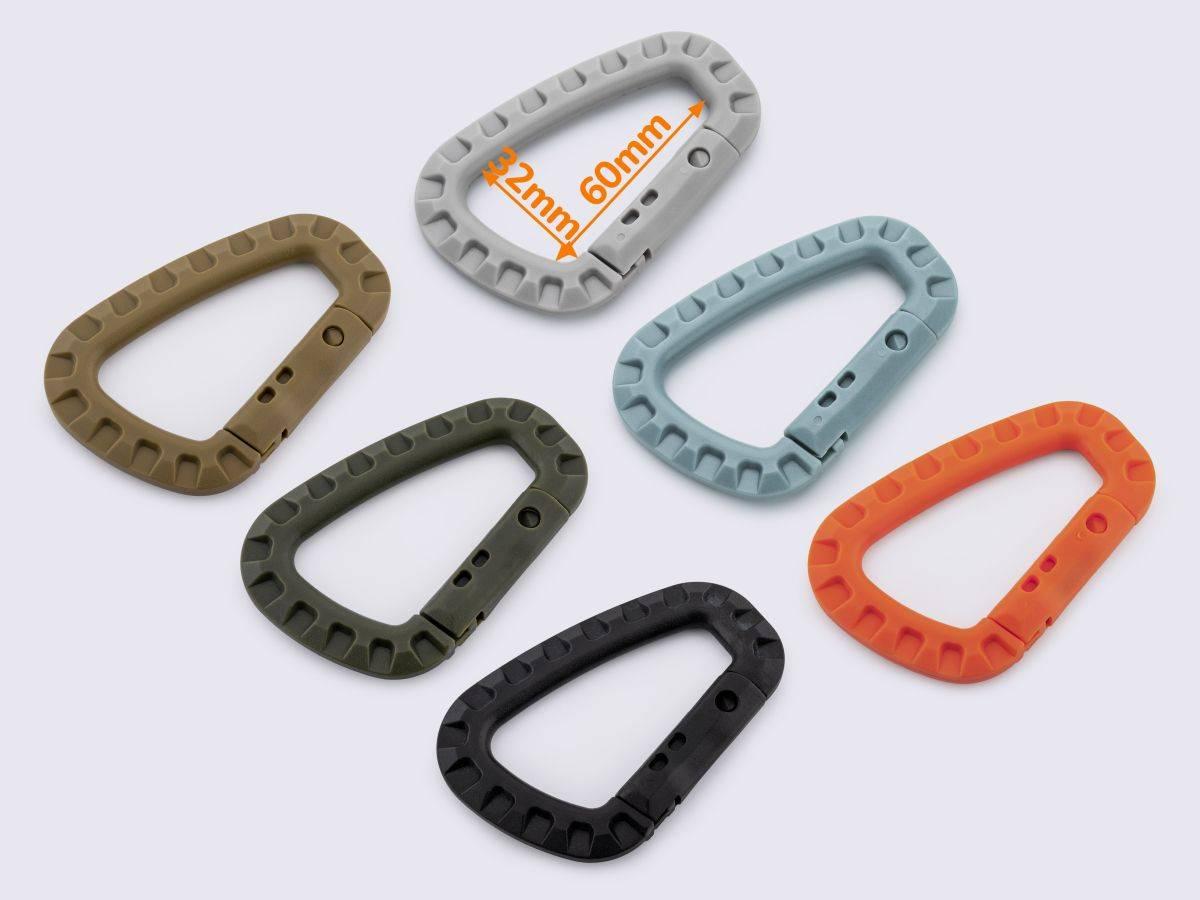 Карабін пластиковий 32мм GK-059, фото 1