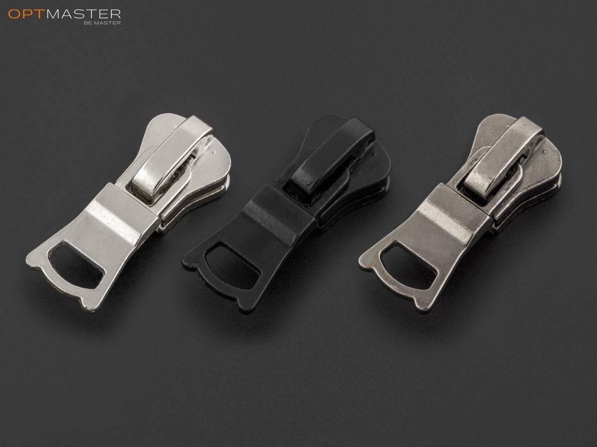 Бігунок №8 арт. HH-2937 на пластикову блискавку (з фіксатором), фото 1