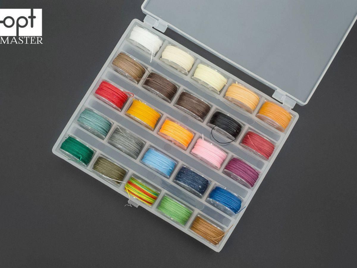 Набір ниток круглих воскованих для шкіри, фото 1