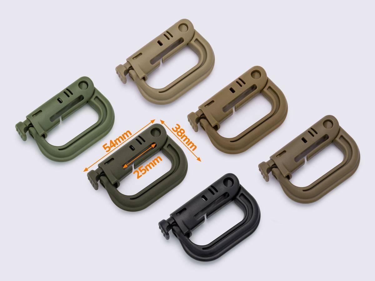 Карабін пластиковий 25мм GK-264, фото 1