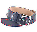 Чоловічий ремінь зі штучної шкіри під джинси KZM15158-31 синій, фото 2