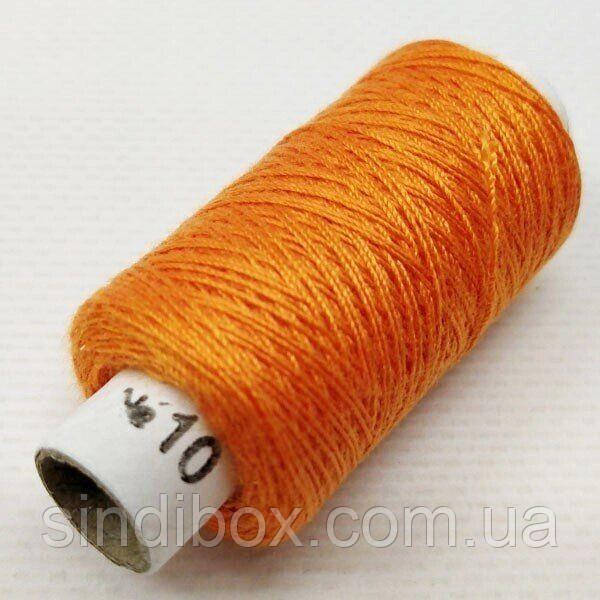 Джинсові нитки, висока міцність # 10, помаранчевий кол.033, фото 1