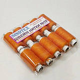 Джинсові нитки, висока міцність # 10, помаранчевий кол.033, фото 3