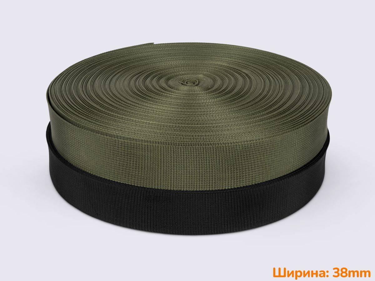 Ремінна стрічка 38мм  стропа для сумок рюкзаків та ременів з поліестеру PEO, фото 1