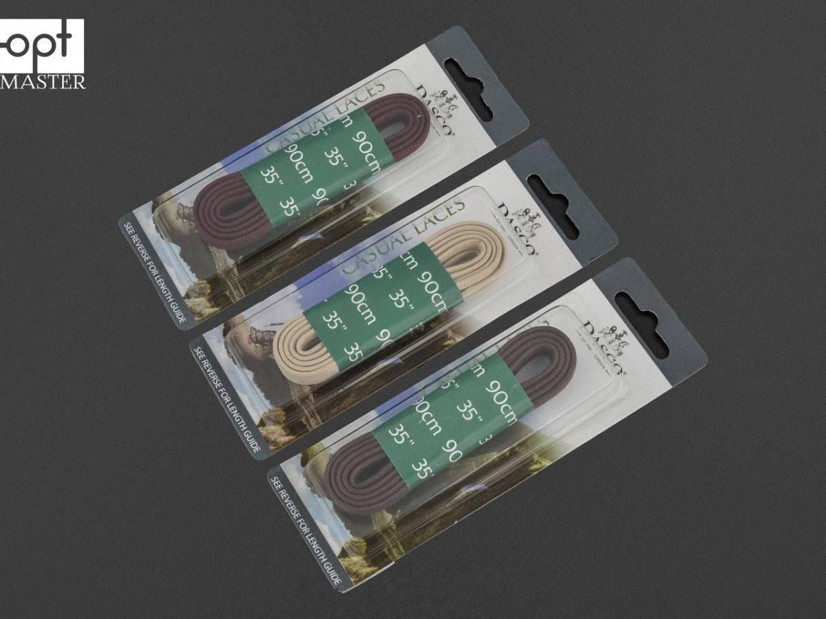 Шнурки плоскі восковані 90 см, DASCO Flat Waxed Thin Laces А7244, фото 1