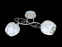 Люстра стельова на 2 плафони 2348E/2 Хром