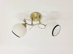 Люстра стельова на 2 плафони 6220J/2 Бронза