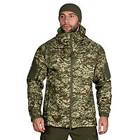 Куртка чоловіча тепла Stalker SoftShell (7495) Хижак піксель S