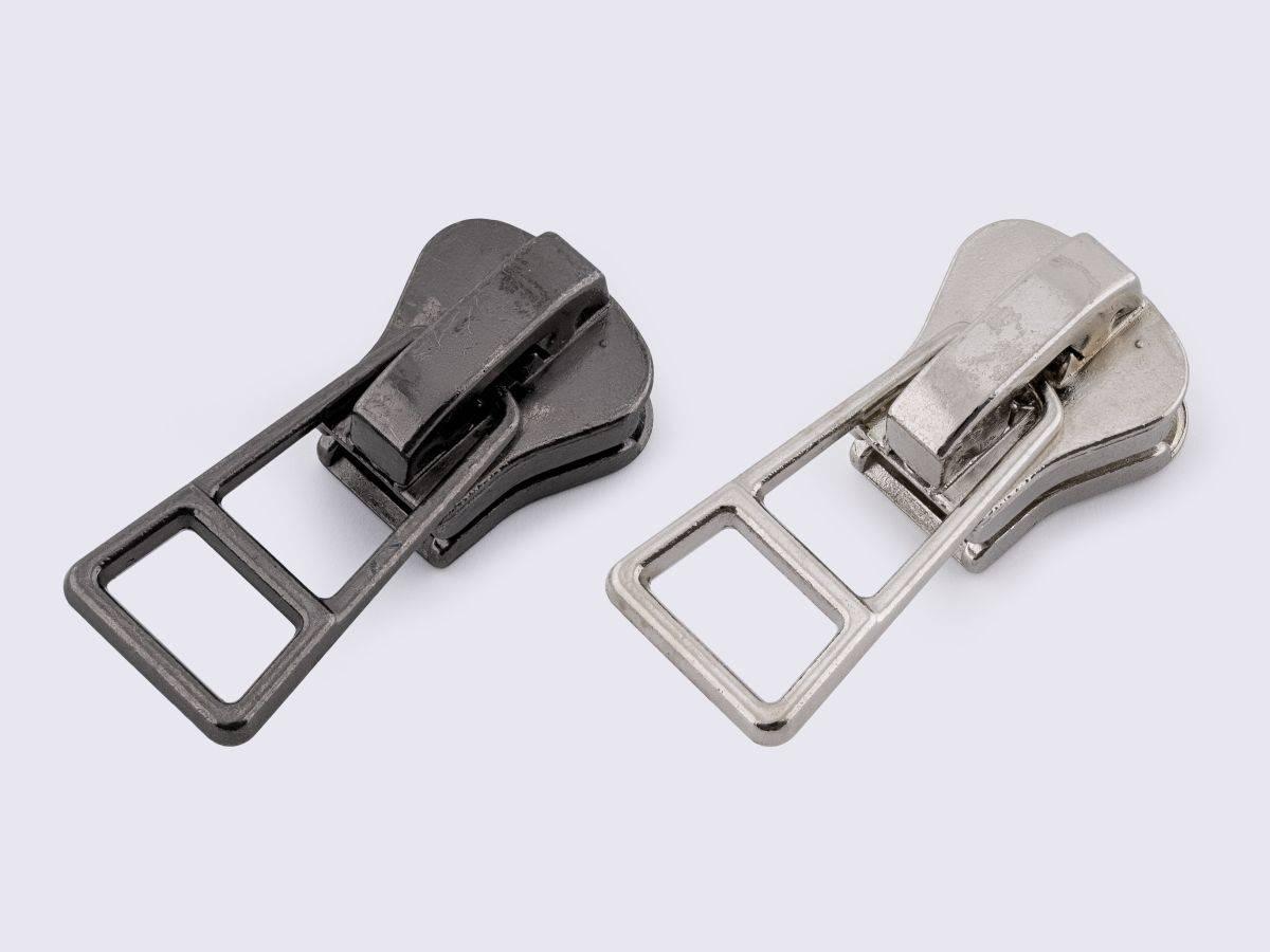 Бігунок №8 на пластикову блискавку (з фіксатором) HH-4675, фото 1