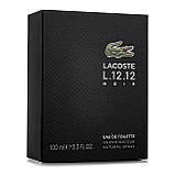 Чоловіча туалетна вода Lacoste Eau De L.12.12 Noir Intense Парфуми 100 мл, фото 5