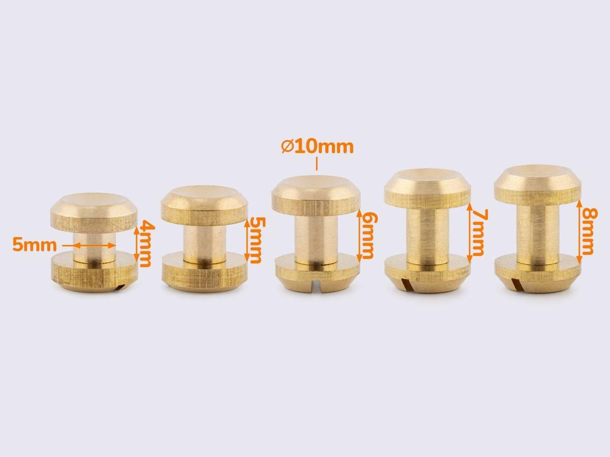 Гвинт ремінний латунний (50-А499), фото 1