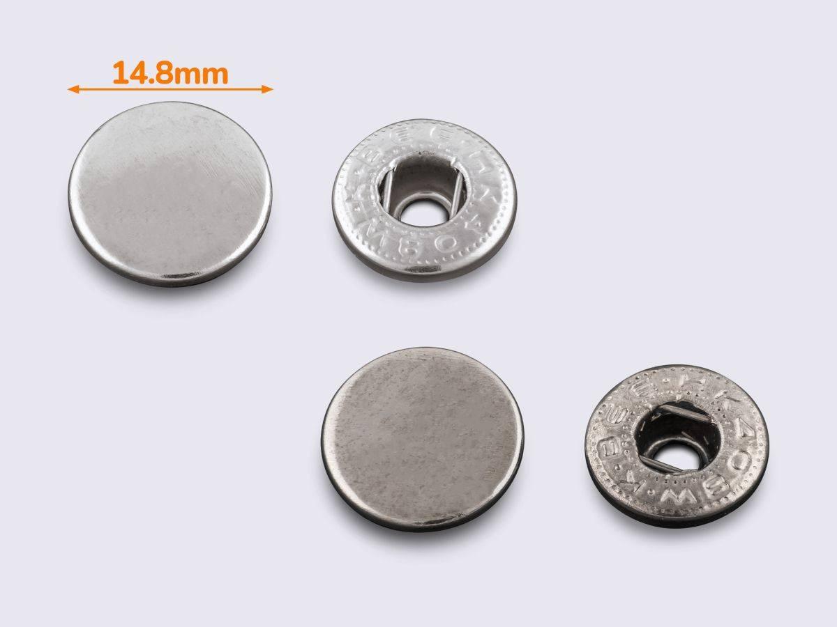 Кнопки металеві №14.8мм-831 (1000 шт / уп.), фото 1