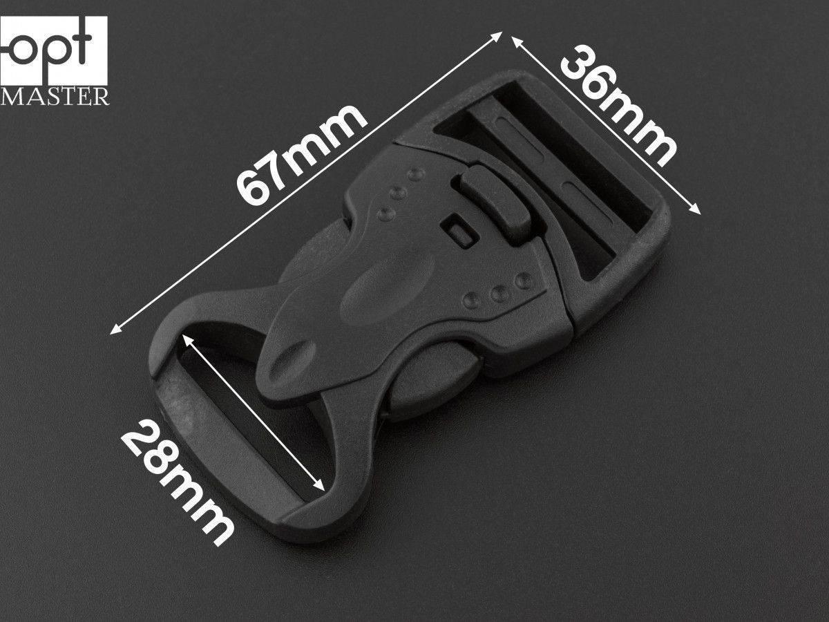 Фастекс пластиковий 28 мм чорний ФК-(В)25155, фото 1