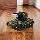 Радіокерований танк Ven-00158-30 зі стріляльною вежею іграшка на пульті керування дитячий бойовий, фото 2