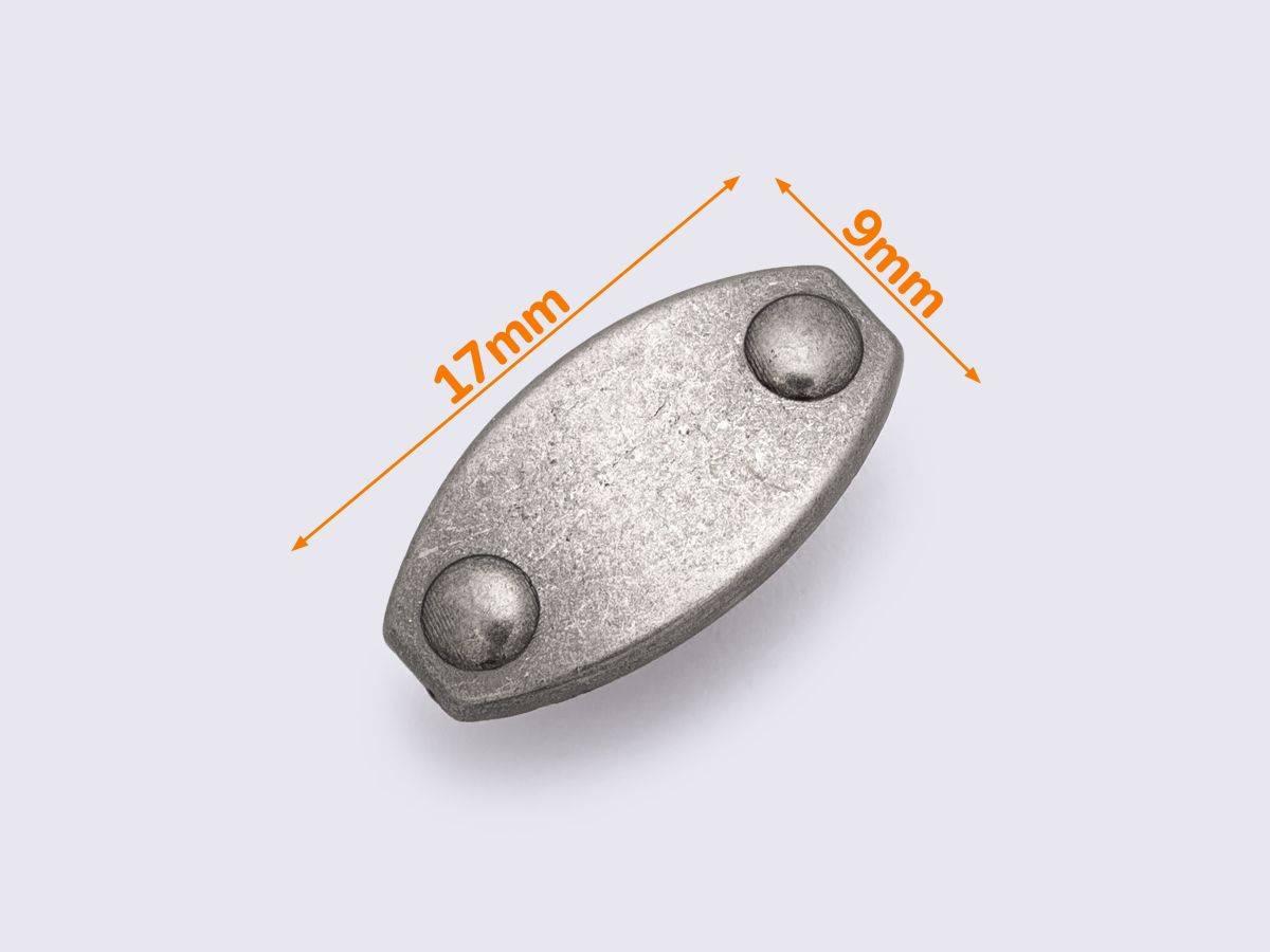 Кончо 17*9мм кол.старе срібло (К-029), фото 1