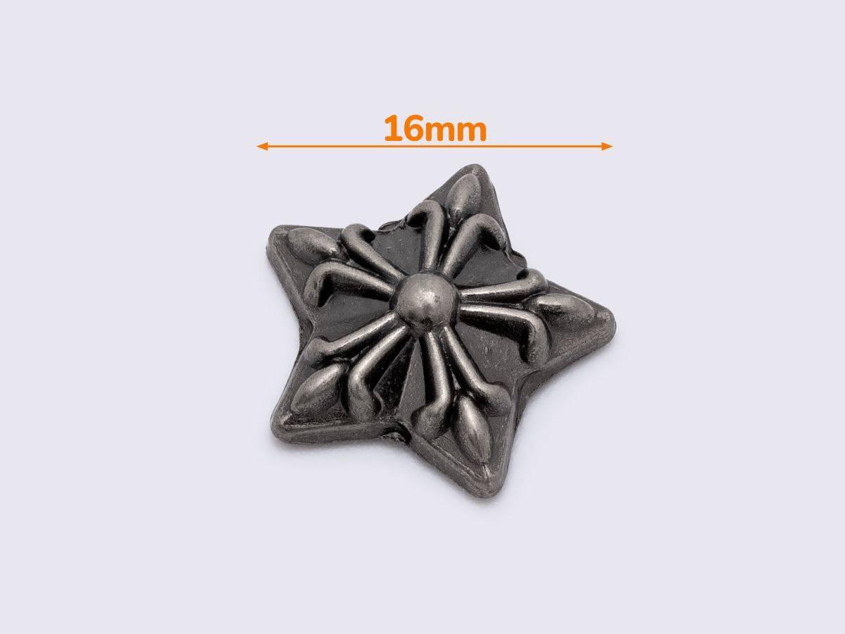 Кончо 16мм кол.старе срібло (К-020), фото 1