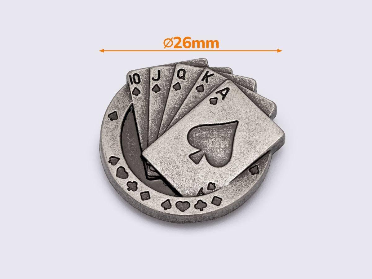 Кончо 26мм кол.старе срібло(К-101), фото 1