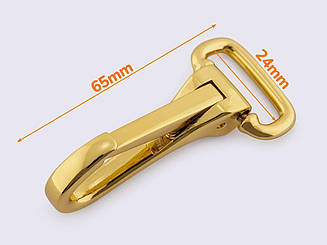 Карабін 24мм кол. жовте золото 88-099