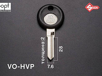 WT7AP Silca заготовка автомобільного ключа