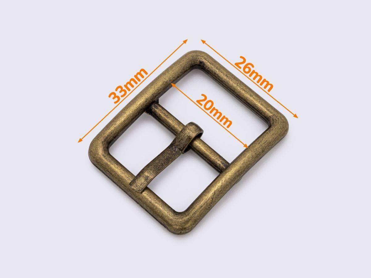 Пряжка 20мм кол. Бронза (К-105), фото 1