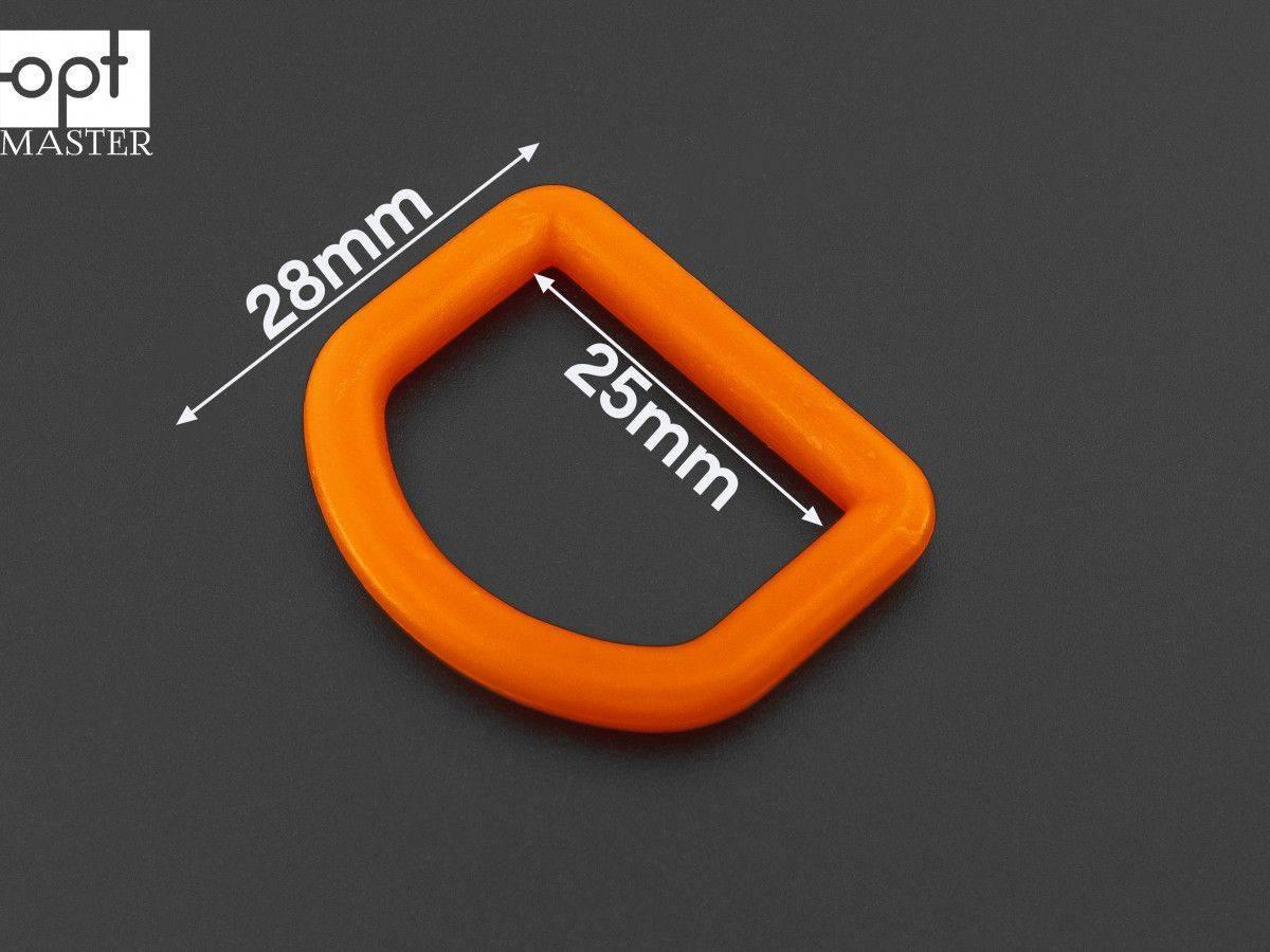 Рамка пластикова 25 мм помаранчева РП/1-(B)25073, фото 1