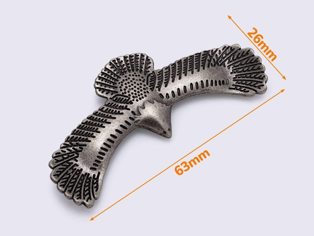 Кончо 26*63мм кол.старе срібло (К-112), фото 1