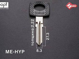 YM23P Silca заготовка автомобільного ключа