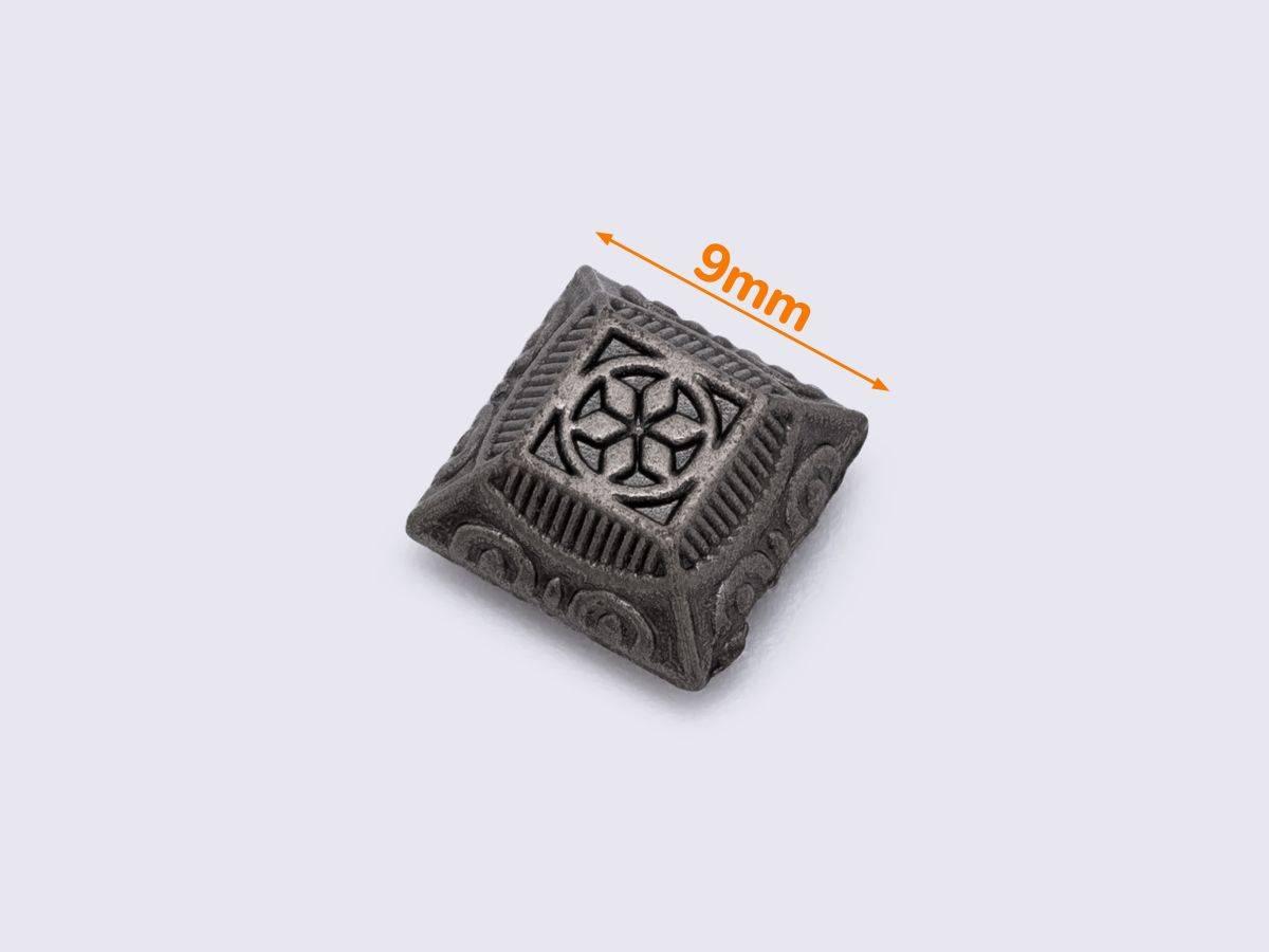 Кончо 9мм кол.старе срібло (К-133), фото 1