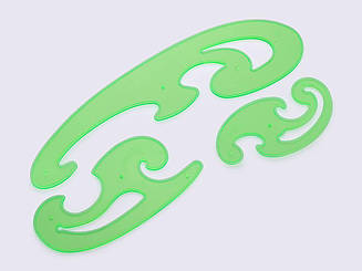 Набір лекал для розкрою 99-0015