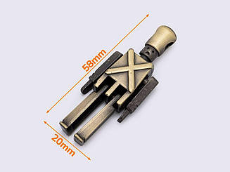 Підвіска 58мм кол.Бронза (К-038)