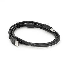 Кабель USB 2.0 AM/BM, 1.8m, 1 ферит, чорний, Пакет Q250