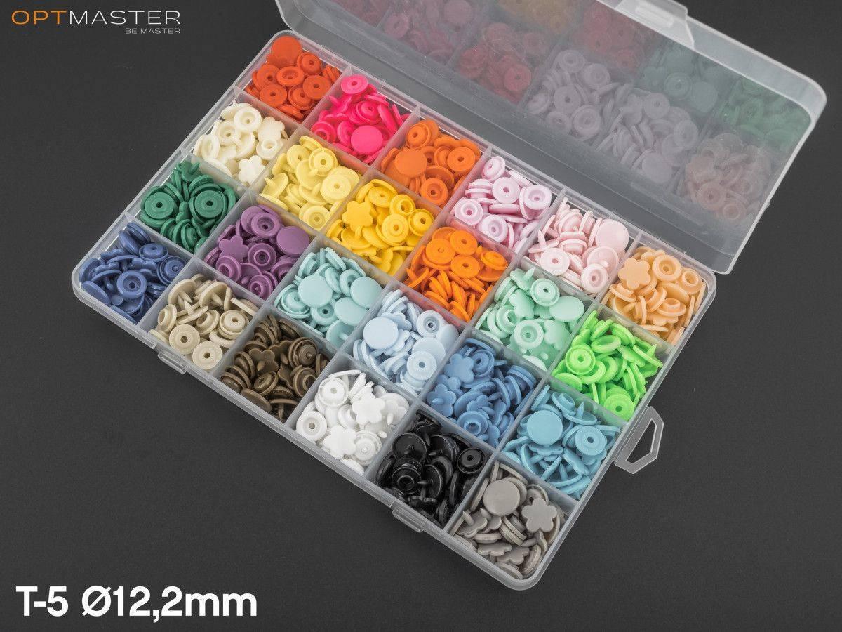 Набір пластикових кнопок "Квітка-240" SS-1203, фото 1