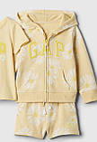 Дитячий комплект GAP толстовка, шорти та футболка 1159844151 (Жовтий 3), фото 3