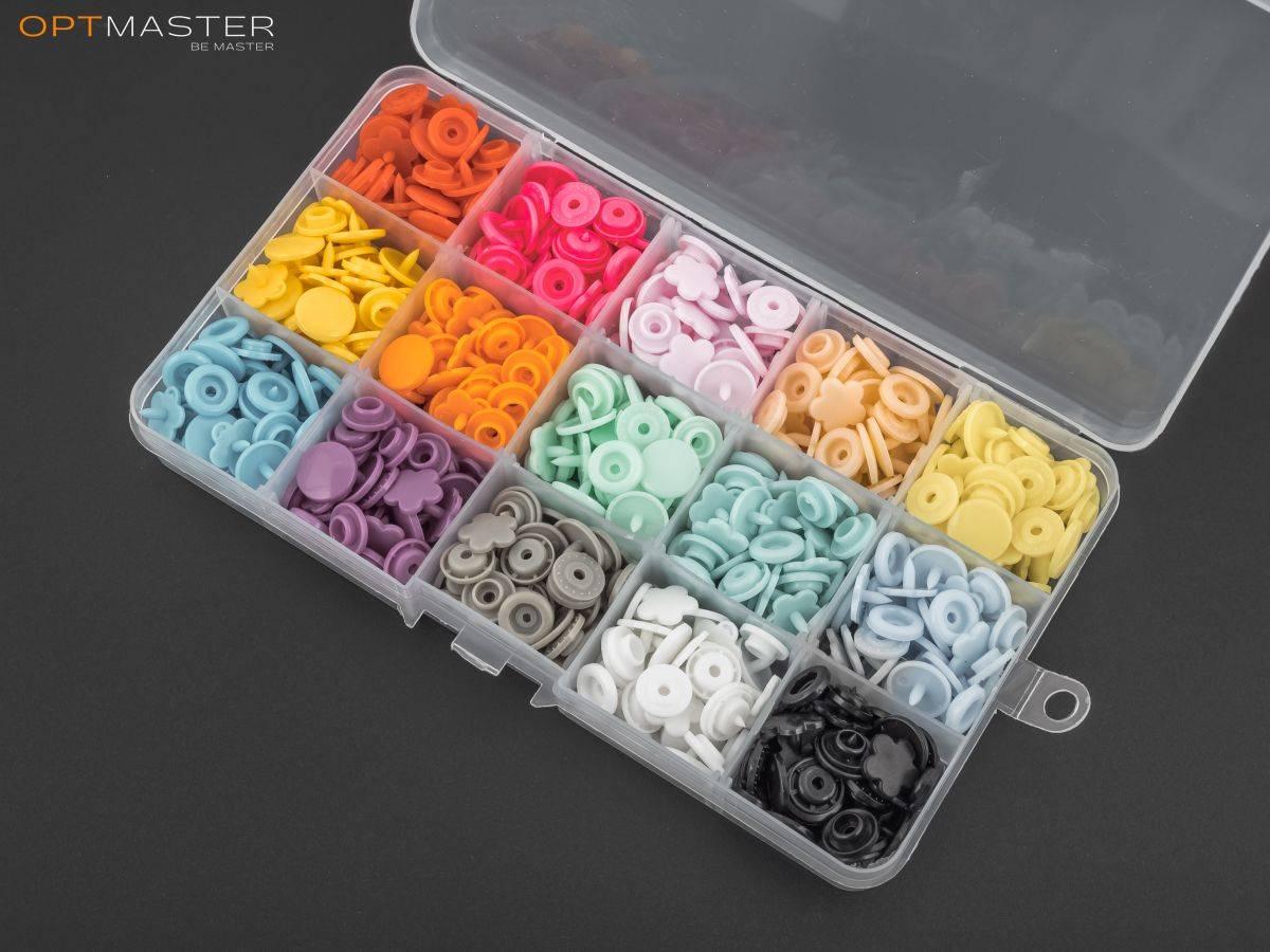 Набір пластикових кнопок "Квітка-150" SS-1215, фото 1