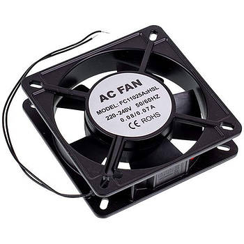 Вентилятор квадратний 110x110x25mm 0,08A