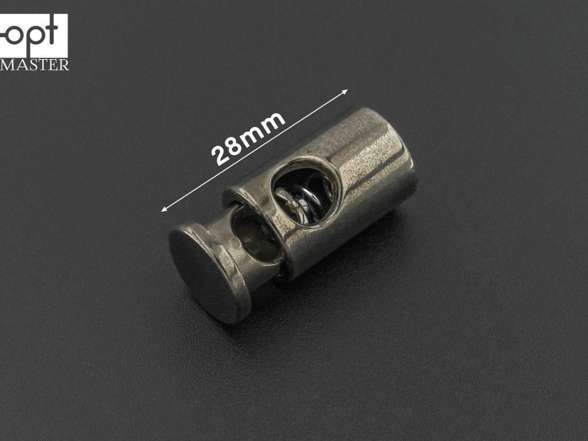 Фіксатор шнура пластик, кол. темний нікель, арт. ФШ-(B)1002, фото 1