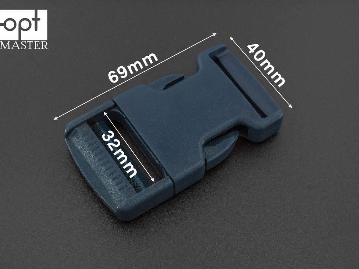 Фастекс пластиковий 32 мм темно-синій ФК-(В)32024, фото 1