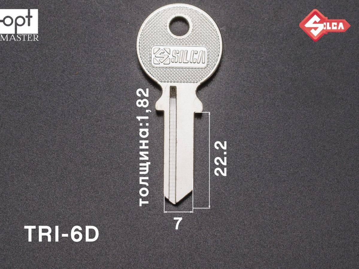 TL7 Silca заготовка ключа англійський профіль, фото 1