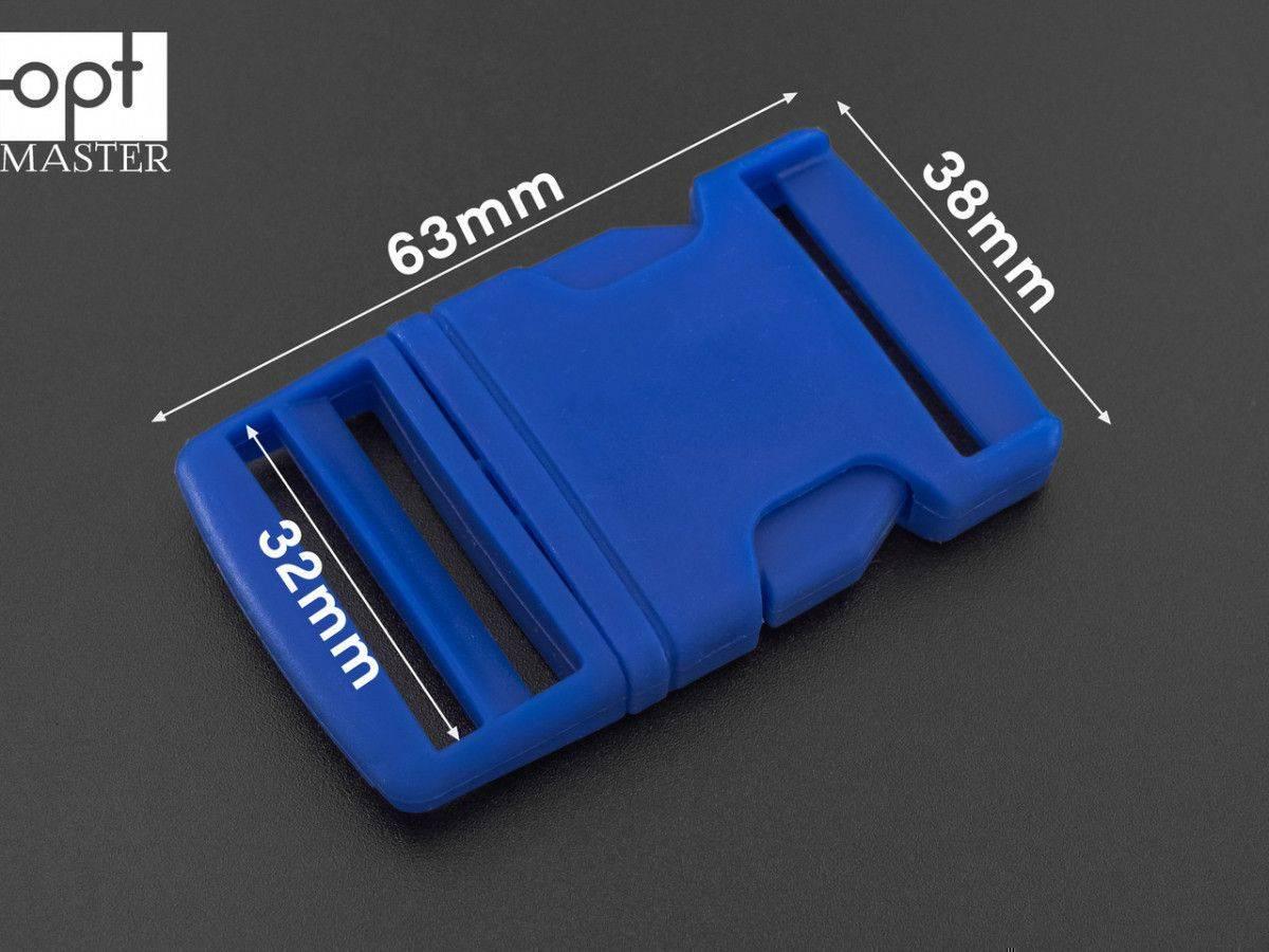 Фастекс пластиковий 32 мм синій ФК-(В)32017, фото 1