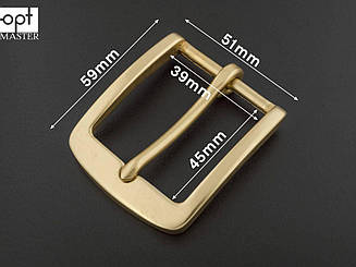 Пряжка для ременя 39мм латунна 50-А106