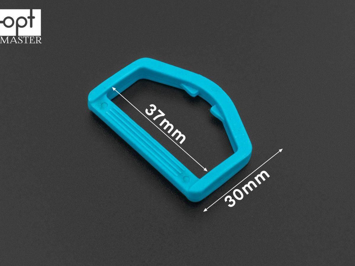 Рамка пластикова 37 мм синя РП/1-(B)38012, фото 1